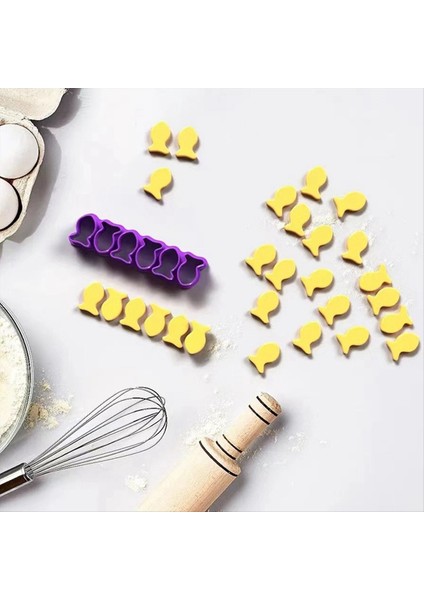 Mini Joldfish Kurabiye Pişirme Kalıp Balık Şekli Atıştırmalık Pişirme Kalıbı Balık Şekli Kurabiye Kesici Kırmızı (Yurt Dışından) fırsatları