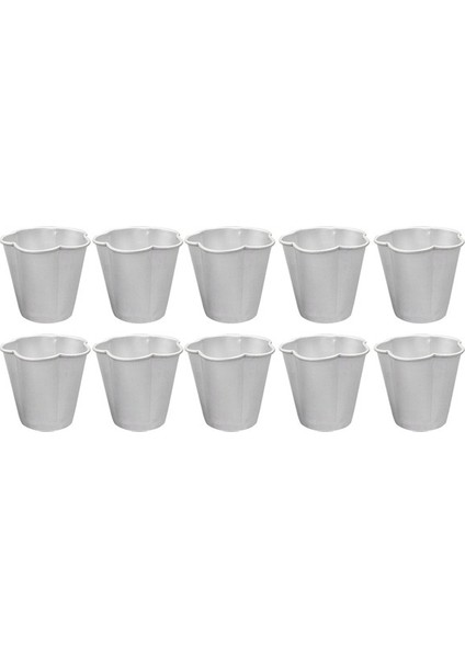 10PCS Beş Petalli Çiçek Şekli Alüminyum Alaşım Yumurta Tarts Kalıplar Köpek Kek Kalıp Diy Jöle Puding Kalıp (Yurt Dışından)