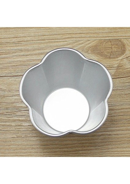 10PCS Beş Petalli Çiçek Şekli Alüminyum Alaşım Yumurta Tarts Kalıplar Köpek Kek Kalıp Diy Jöle Puding Kalıp (Yurt Dışından) indirimleri