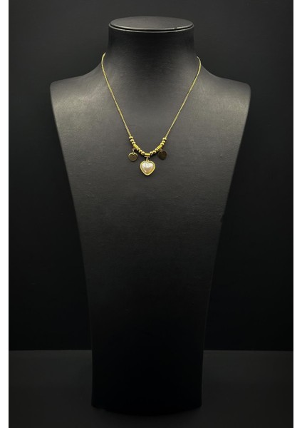 316L Çelik Özel Tasarım Altın Renk Kadın Kolye FRJ30882-982-G fiyatları