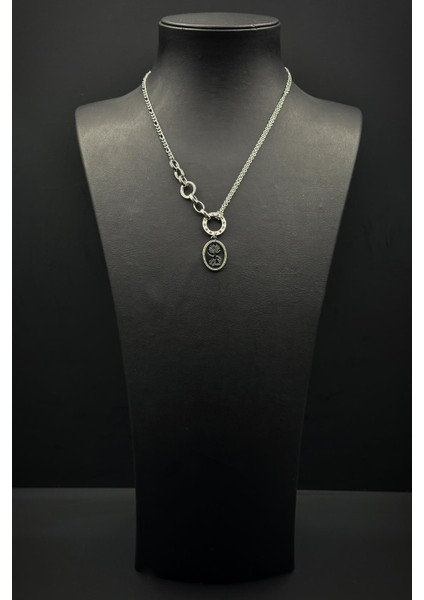 316L Çelik Özel Tasarım Gümüş Renk Kadın Kolye FRJ30884-984-A fiyatları