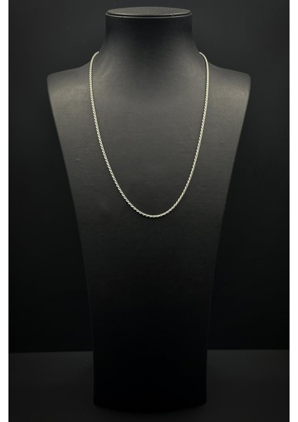 925 Ayar Gümüş Italyan Model Gümüş Renk Erkek Kolye FRJ30764-864-A2 fiyatları