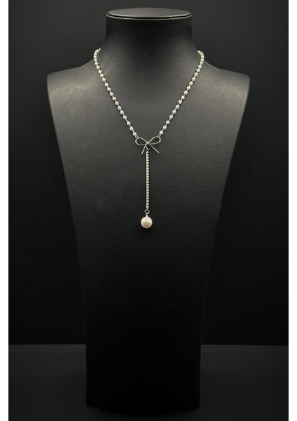 316L Çelik Özel Tasarım Gümüş Renk Kadın Kolye FRJ30887-987-A fiyatları