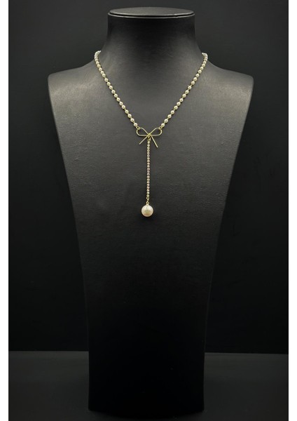 316L Çelik Özel Tasarım Altın Renk Kadın Kolye FRJ30887-987-G fiyatları