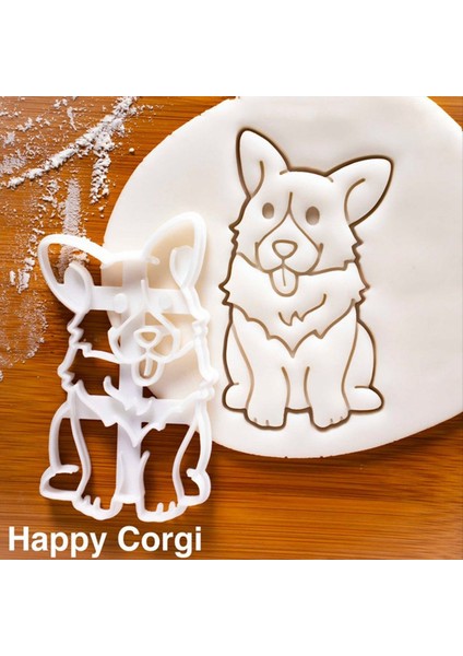 1set Kurabiye Kesiciler Kalıp Corgi Köpek Şeklindeki Diy Bisküvi Pişirme Aracı Uyku Corgi (Yurt Dışından) modelleri