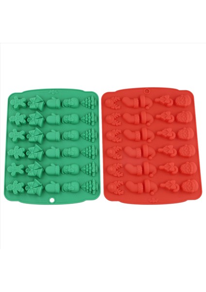 Noel Kurabiye Şeker Kalıp Kendi Yapımı Pişirme Kalıp Yaratıcı Diy Jöle Damla Kalıp (Yurt Dışından)