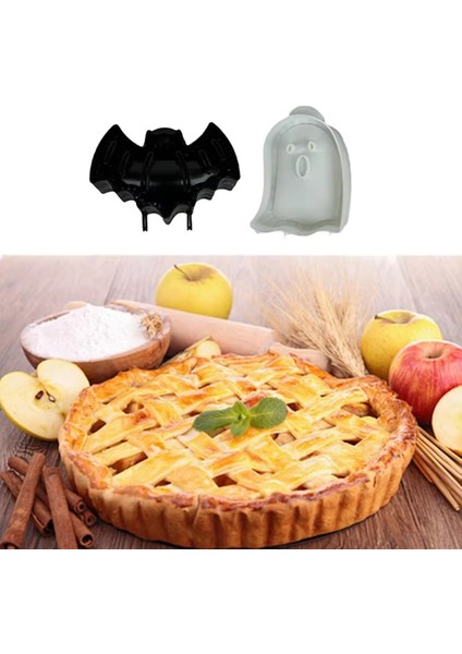 Yeniden Kullanılabilir Elmalı Turta Kalıp Bisküvi Kalıp Kalıp Cadılar Bayramı Kalıp Tatlı Diy Pasta Kalıp Pişirme Mutfak Aksesuarları (Yurt Dışından) fırsatları