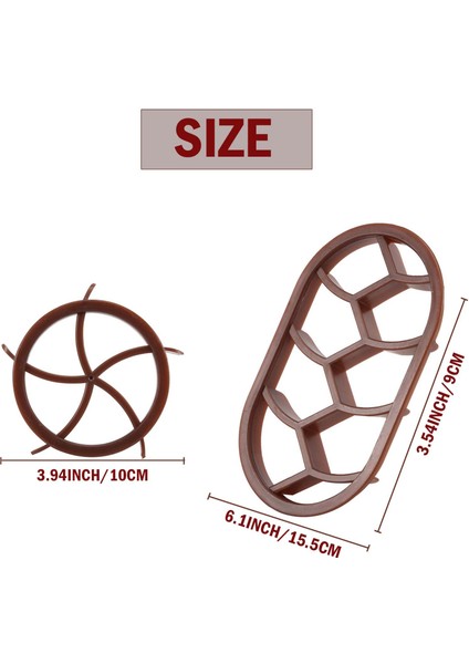 Ekmek Hamur Pres Kalıp Set Ekmek Kesiciler Ekmek Fırınları Kalıp Plastik Pasta Kesiciler Kaiser Damgası Yuvarlak Oval (Yurt Dışından) indirimleri