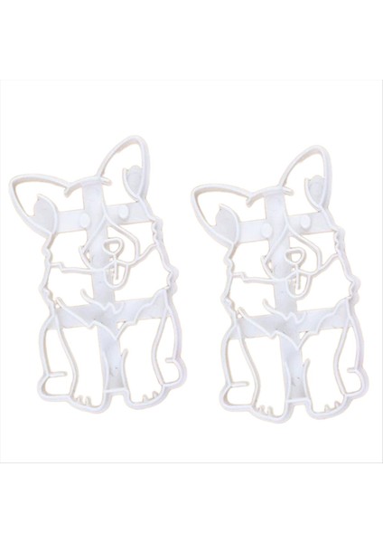 1set Kurabiye Kesiciler Kalıp Corgi Köpek Şekilli Diy Bisküvi Pişirme Aracı Happya Corgi (Yurt Dışından)