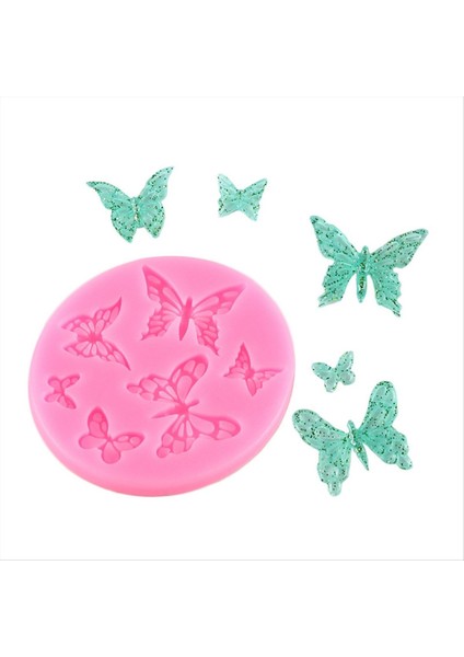 B Silikon Kalıp Kek Dekorasyon Araçları Kelebek Fondan Kek Küfü Dıy El Yapımı Çikolatalı Pişirici Tatlı Dekor Kurabiye (Yurt Dışından) indirimleri