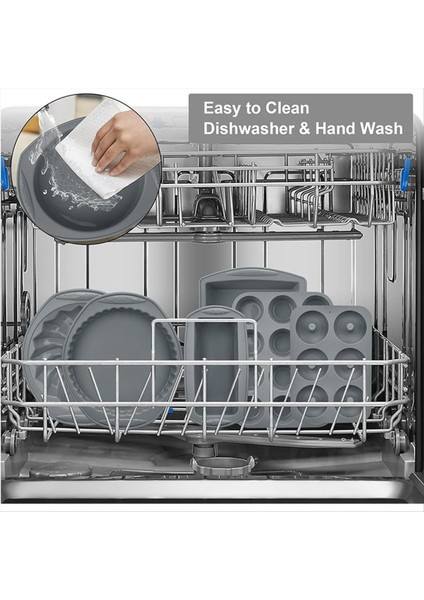 Silikon Ekmek Muffin Kalıp Isıya Dayanıklı Fırın Tepsisi Yapışmaz Mutfak Pişirme Tepsi Kek Tava Set Kek Kalıp Pasta Fırınlama (Yurt Dışından) indirimleri