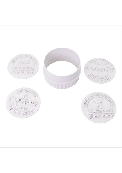 4 Adet Kişiselleştirilmiş Noel Kurabiye Damgası, Kesici, Özel Neşeli Noel Kurabiyeleri Pişirme Için El Işi (Yurt Dışından)