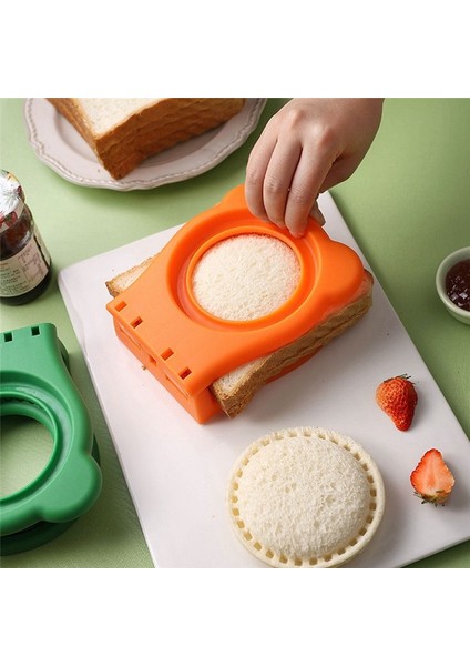 3pcs Sandviç Kesici ve Mühürleyici, Dıy Sandviç, Kahvaltı Sandviç Makinesi, Öğle Yemeği Kutusu ve Öğle Yemeği Kutusu Için Çok Uygun (Yurt Dışından) indirimleri