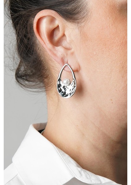 Gümüş Renk Özel Tasarım Kadın Kolye-Küpe Set FRJ30830-930-A fiyatları