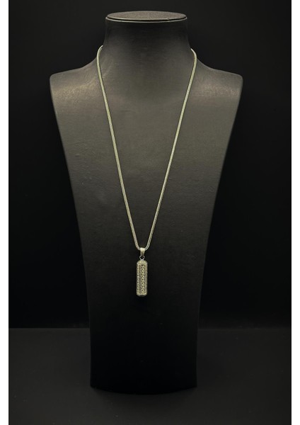 925 Ayar Gümüş Italyan Model Gümüş Renk Erkek Kolye FRJ30796-896-A modelleri