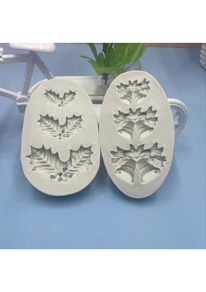 Noel Çan Yaprağı Modelleme Kalıp Ev Yapımı Pişirme Kalıp Diy Jöle Damla Kalıp (Yurt Dışından) modelleri