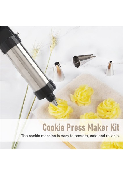 Çerez Pres Yapıcı Kiti Kurabiye Pres Yapma Baskı Bisküvi Kek Kalıp Bisküvi Pres Makinesi Tatlı Dekorasyon Aracı (Yurt Dışından) fırsatları