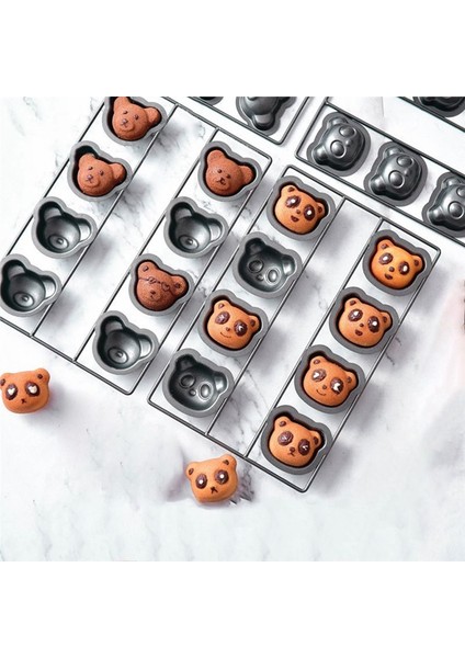 Ayı Pişirme Kalıp Tavası Yapışmaz Karbon Çelik Diy Sevimli Şeker Kek Kalıp Araçları Dekorasyon Bisküvi Şeker Kalıp (Yurt Dışından) fırsatları