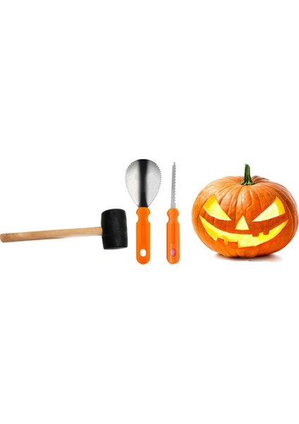Cadılar Bayramı Kabak Oyma Kiti Paslanmaz Çelik Kurabiye Kesici Pişirme Kalıp Diy Jack-O-Lantern Oyma Araçları (Yurt Dışından) indirimleri