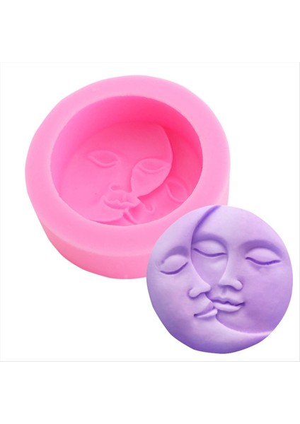 Moon &amp; Sun Yüz Mum Silikon Kalıp Dıy El Yapımı Sabun Takılar Zanaat Mum Kalıp Mum Yapma Malzemeleri Zanaat si (Yurt Dışından) fiyatları