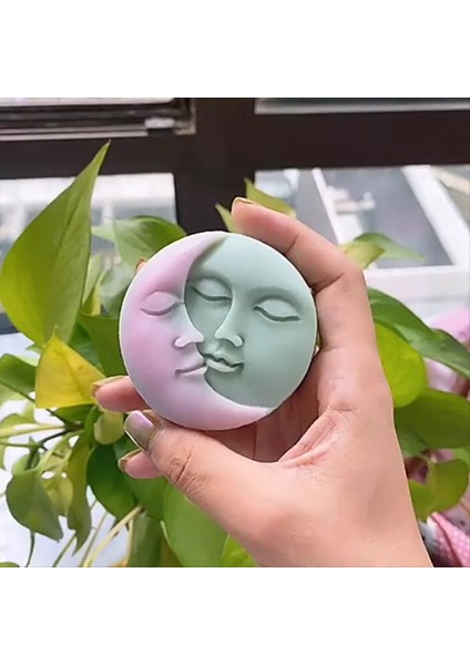 Moon &amp; Sun Yüz Mum Silikon Kalıp Dıy El Yapımı Sabun Takılar Zanaat Mum Kalıp Mum Yapma Malzemeleri Zanaat si (Yurt Dışından) fırsatları