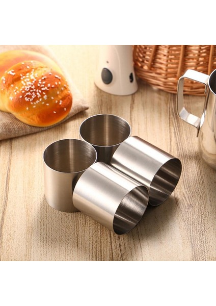 Yuvarlak Kek Halkası Kalıp Paslanmaz Çelik Pişirme Yüzükleri 16PCS Tatlı Mus Kalıbı Mini Pasta Yüzük Gıda Kalıplama Seti (Yurt Dışından) fırsatları