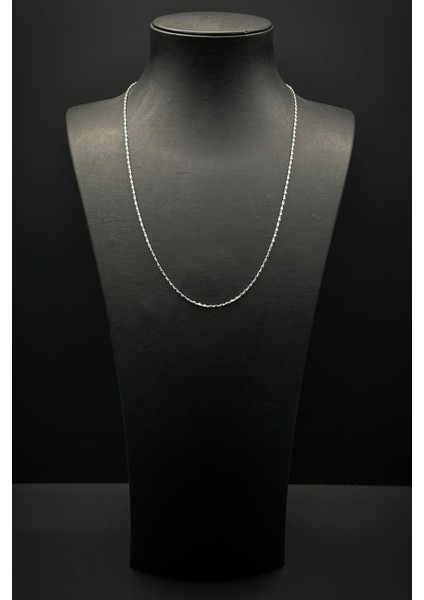 925 Ayar Gümüş Italyan Model Gümüş Renk Erkek Kolye FRJ30838-938-A fiyatları