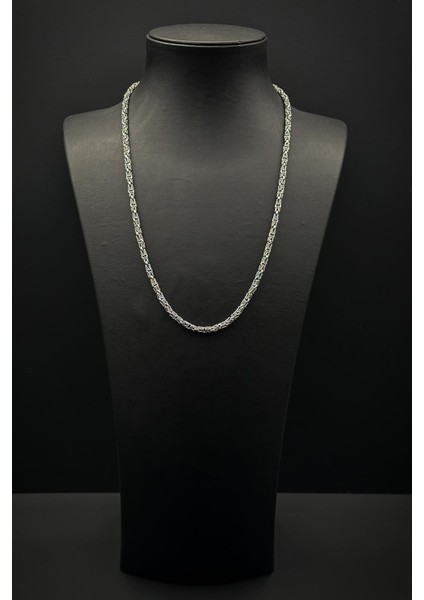 925 Ayar Gümüş Italyan Model Gümüş Renk Erkek Kolye FRJ30842-942-A fiyatları