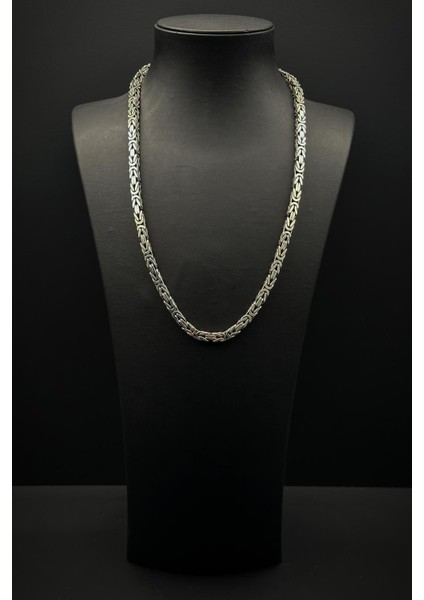 925 Ayar Gümüş Italyan Model Kral 5.5 mm Gümüş Renk Kolye FRJ30843-943-A2 fiyatları