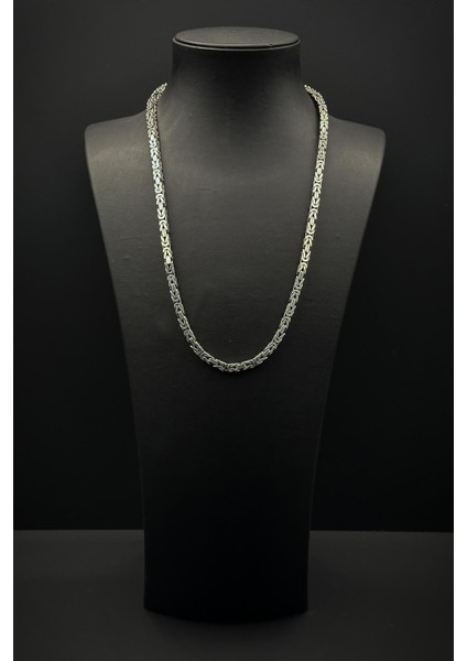 925 Ayar Gümüş Italyan Model Kral 5 mm Gümüş Renk Kolye FRJ30843-943-A3 fiyatları