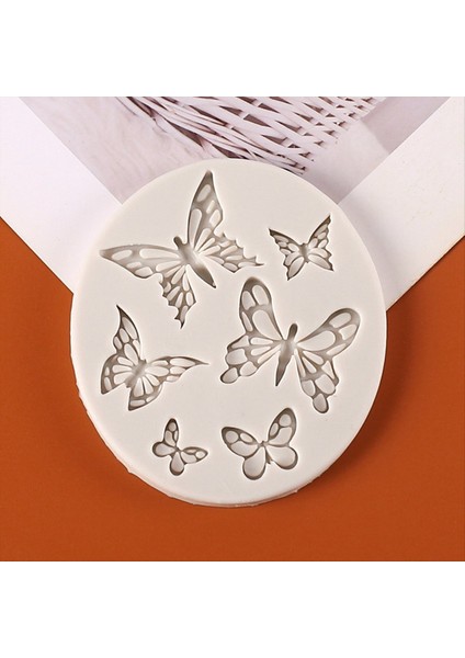 Bir Silikon Kalıp Kek Dekorasyon Araçları Kelebek Fondan Kek Kalıp Diy El Yapımı Çikolatalı Bakeware Tatlı Dekor Kurabiye (Yurt Dışından) fiyatları