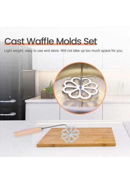 Rozet Timbale Demir Seti Bunuellera, Geleneksel Meksika Bunuelo Pasta Maker Mutfak Gadget Çiçeği Için Kesici (Yurt Dışından) indirimleri