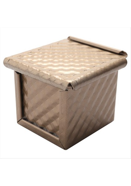 2pcs Kare Somun Tava ile Kapak Tost Kalıp Ekmek Tava Pullman Somun Tava Kapak Yapışmaz Mini Su Küp Tost Kutusu (Yurt Dışından)