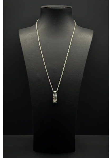 925 Ayar Gümüş Cevşen Gümüş Renk Erkek Kolye FRJ30908-1008-A fiyatları