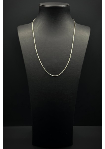 925 Ayar Gümüş Italyan Model Gümüş Renk Erkek Kolye FRJ30915-1015-A fiyatları