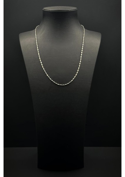 925 Ayar Gümüş Italyan Model Gümüş Renk Erkek Kolye FRJ30920-1020-A fiyatları