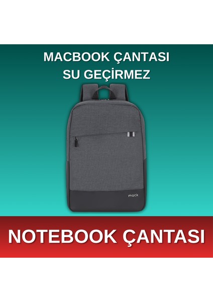 - Unicity Eco MCE-1103 Çevre Dostu Laptop Sırt Çantası - Macbook/airpro Uyumlu - Unisex - Siyah