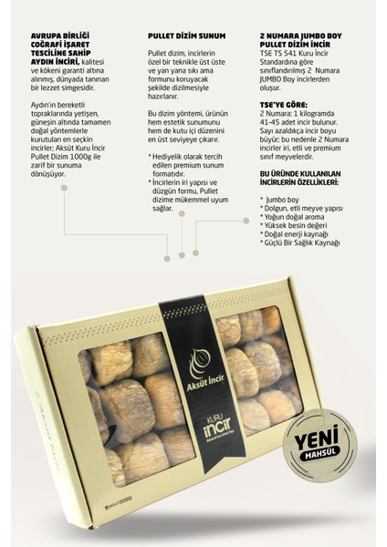 Kuru Incir Pullet Dizim Jumbo 1000G Aydın Inciri (Ab Coğrafi Işaretli) modelleri