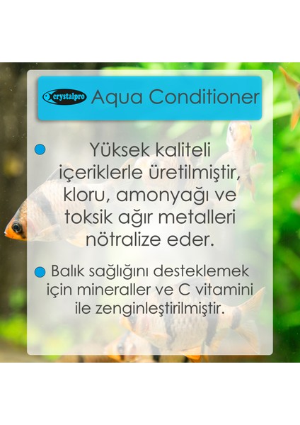 Aqua Conditioner 125ml Akvaryum Su Düzenleyici - Çeşme Suyu Klor Amonyak Ve Ağır Metal Giderici fırsatları