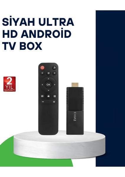 4K Ultra Hd Android Tv Stick – Tak Çalıştır Akıllı Tv Cihazı