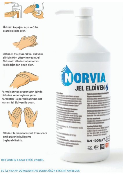 Jel eldiven / Yağ,Kir,Slikon,Yapıştırıcı,Koruyucu El Jeli/ 4 Saat Etkili Koruma / 1000ML fiyatları