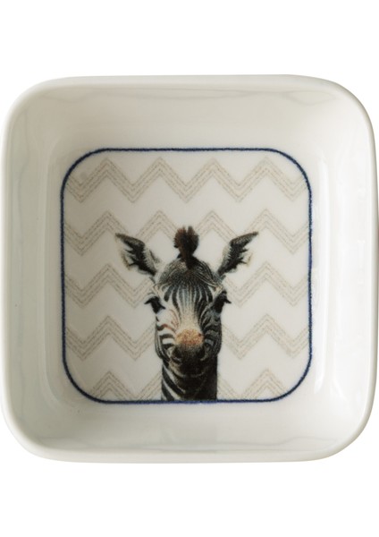 Iconıc Kare Çerezlik 10CM-ZEBRA