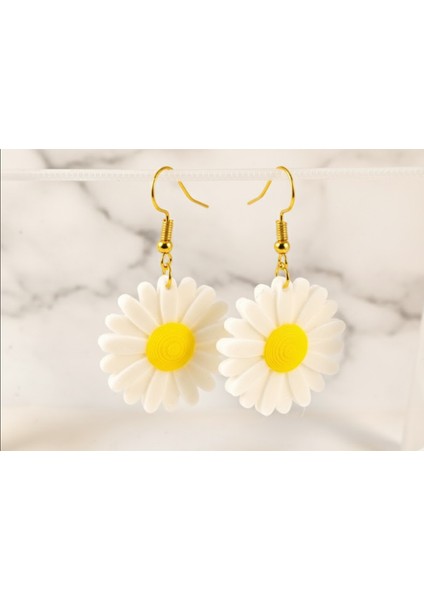 Büyük Papatya Küpeler