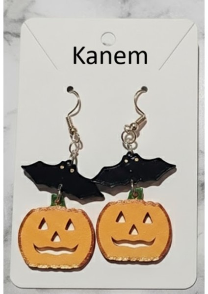 Ghost ve Balkabağı Küpeler modelleri