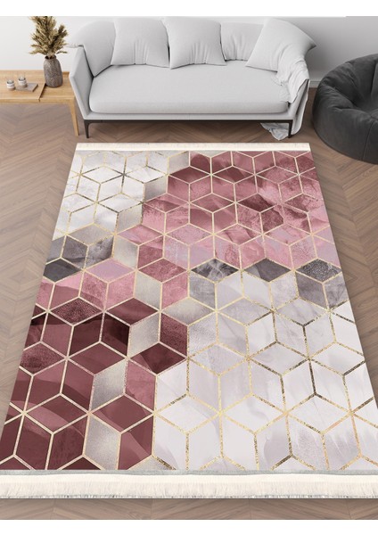 MD-0033M – Makinede Yıkanabilir, Kaymaz Taban, Dijital Baskı Halı