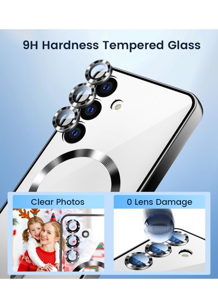 Samsung Galaxy S24 Fe Uyumlu Magsafe Özellikli Kamera Korumalı Şeffaf Kılıf fırsatları