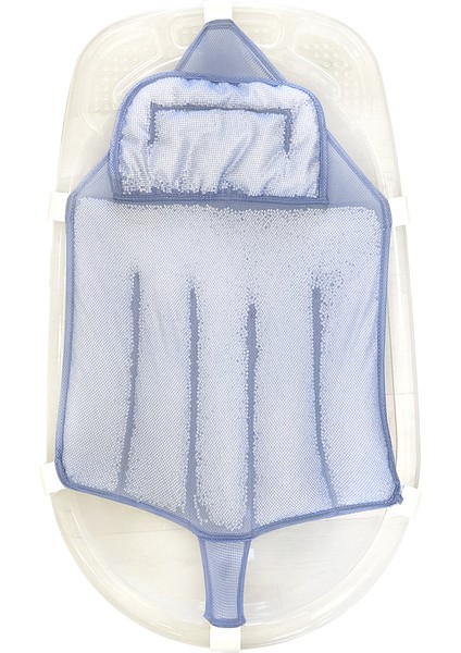Sema Baby Köpüklü Kafa Destekli Bebek Banyo Filesi - Mavi fiyatları
