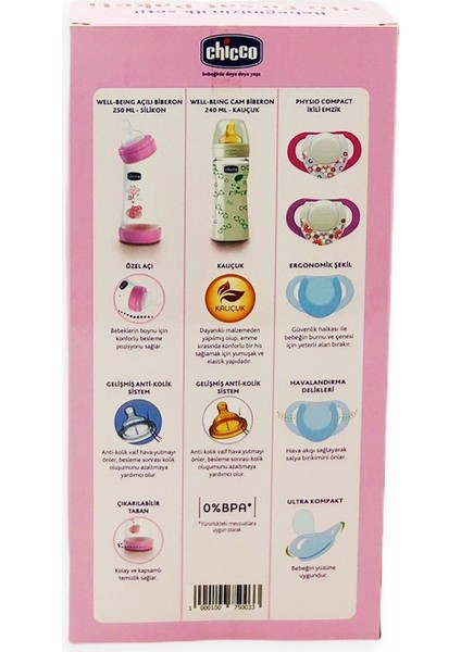 Chicco Bebeğinizin Ilk Seti 3'lü Fırsat Paketi - Pembe fiyatları