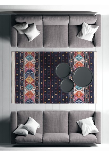 OT-4151B – Makinede Yıkanabilir, Kaymaz Taban, Dijital Baskı Halı modelleri