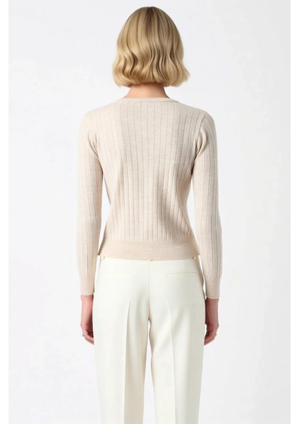 Kadın Fitilli Triko Hırka Bluz Takım Modern Kesim Günlük Kombinler Için Ideal Bir Seçenek Şık indirimleri